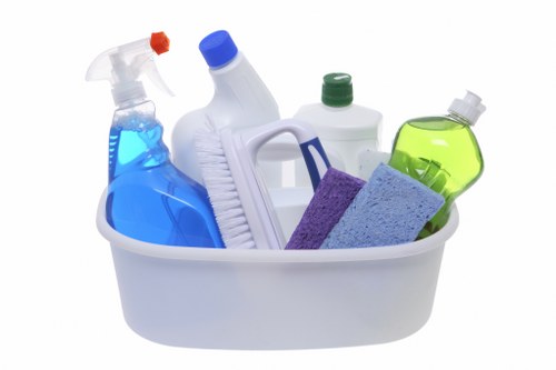 Eco-friendly office cleaning supplies and equipment